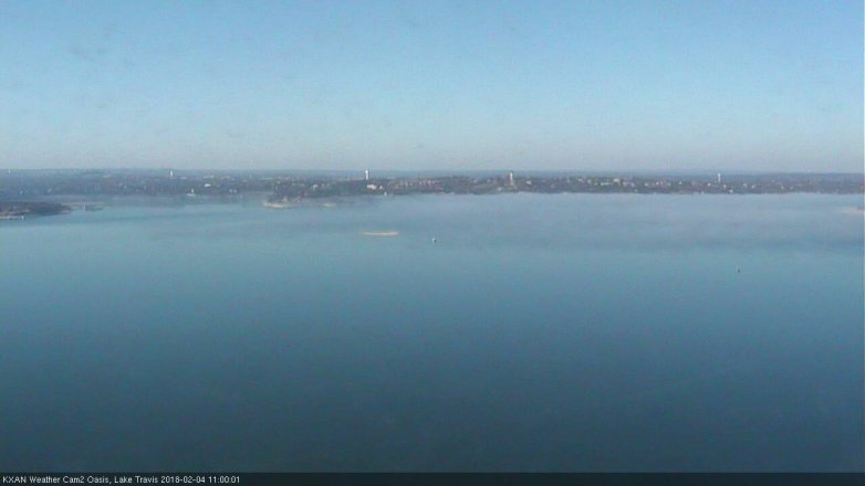 Lake Travis webcam, February 4, 2018 10:05 AM CT