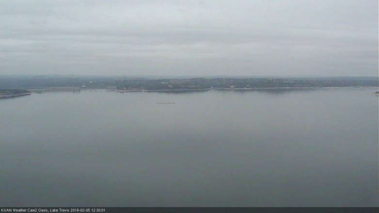 Lake Travis webcam, February 5, 2018 11:35 AM CT