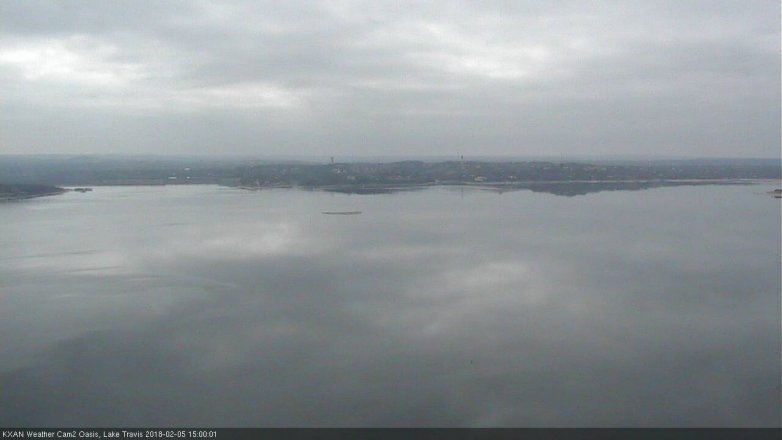 Lake Travis webcam, February 5, 2018 2:25 PM CT