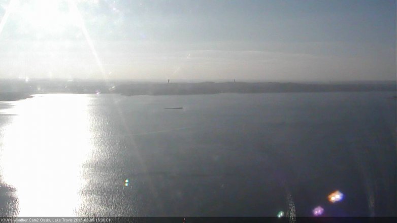 Lake Travis webcam, February 5, 2018 4:00 PM CT