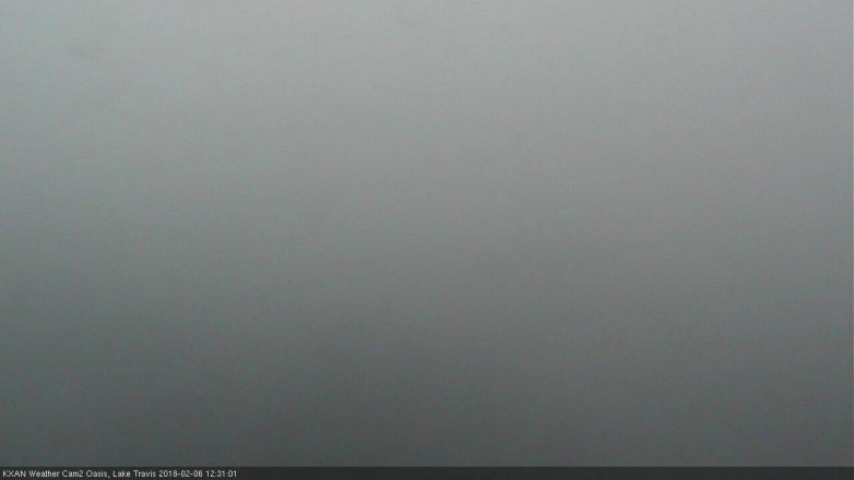 Lake Travis webcam, February 6, 2018 12:00 PM CT