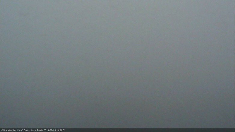Lake Travis webcam, February 6, 2018 1:25 PM CT