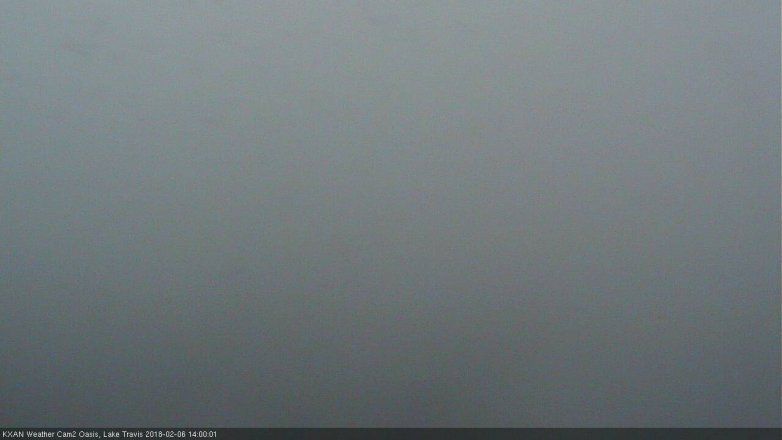 Lake Travis webcam, February 6, 2018 1:30 PM CT