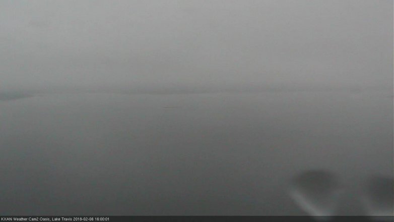 Lake Travis webcam, February 6, 2018 3:05 PM CT