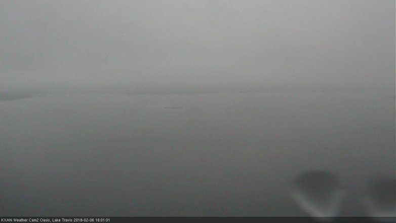Lake Travis webcam, February 6, 2018 3:15 PM CT