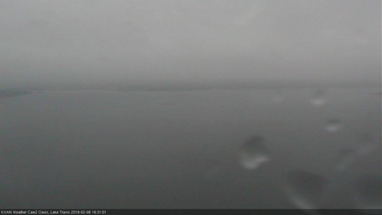 Lake Travis webcam, February 6, 2018 4:00 PM CT