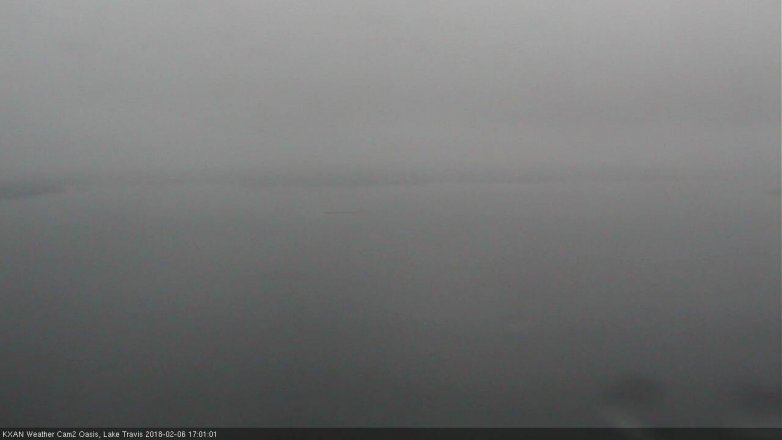 Lake Travis webcam, February 6, 2018 4:10 PM CT