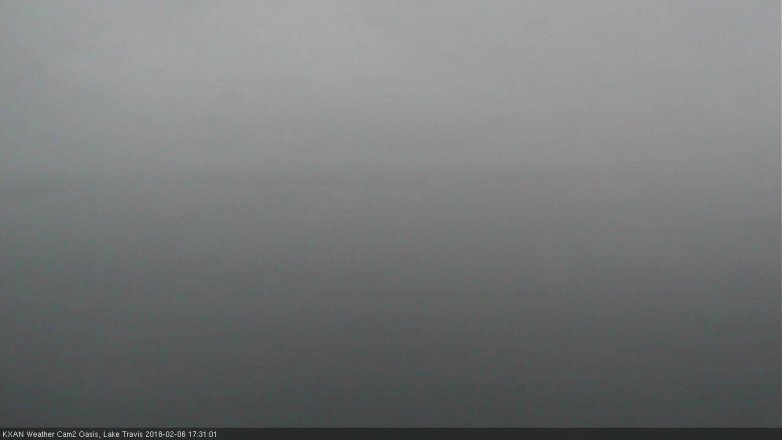 Lake Travis webcam, February 6, 2018 4:40 PM CT