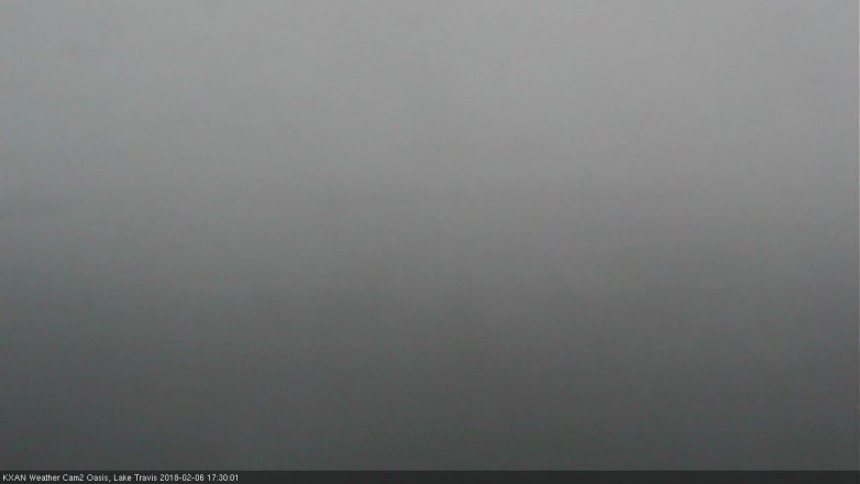 Lake Travis webcam, February 6, 2018 4:55 PM CT