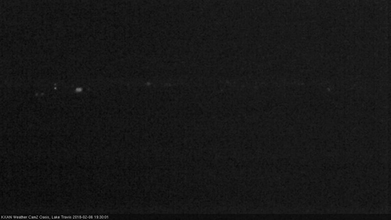 Lake Travis webcam, February 6, 2018 6:55 PM CT