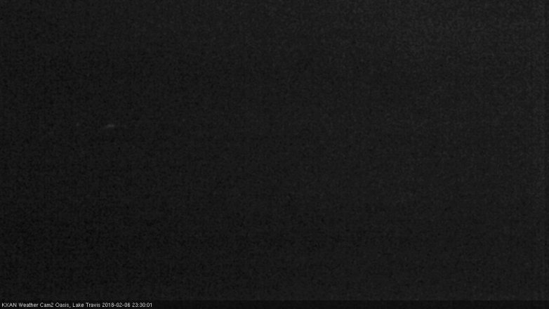 Lake Travis webcam, February 6, 2018 10:40 PM CT