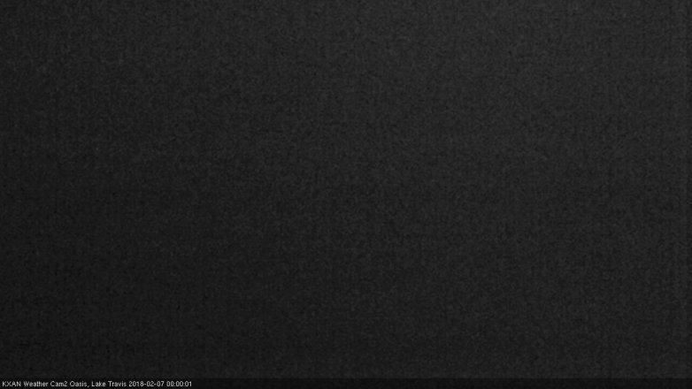 Lake Travis webcam, February 6, 2018 11:05 PM CT