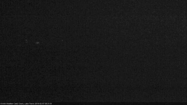 Lake Travis webcam, February 6, 2018 11:45 PM CT