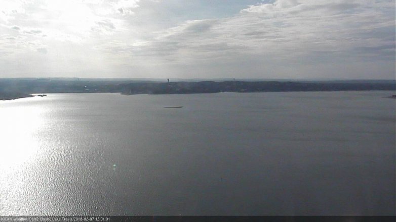 Lake Travis webcam, February 7, 2018 3:25 PM CT