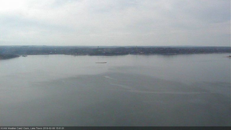 Lake Travis webcam, February 8, 2018 2:10 PM CT