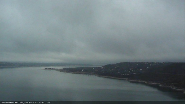 Lake Travis webcam, February 10, 2018 10:10 AM CT