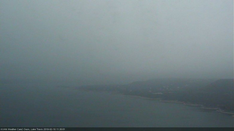 Lake Travis webcam, February 10, 2018 10:50 AM CT