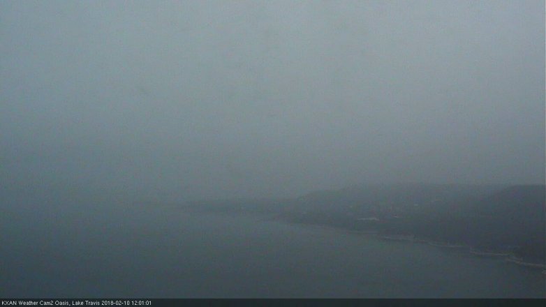 Lake Travis webcam, February 10, 2018 11:10 AM CT