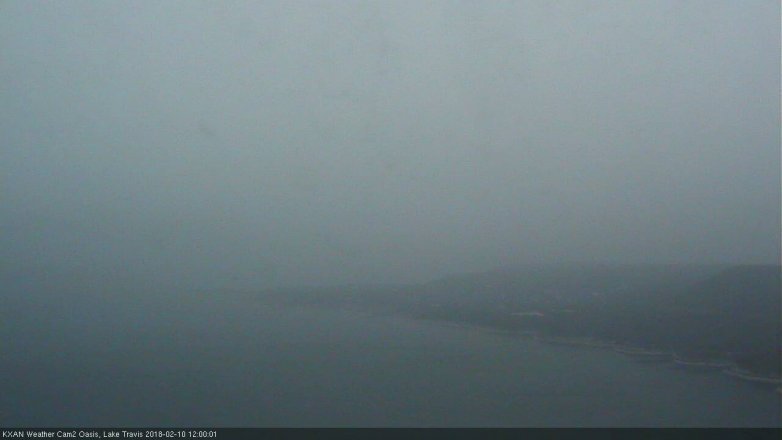 Lake Travis webcam, February 10, 2018 11:20 AM CT