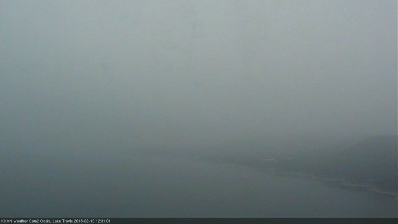Lake Travis webcam, February 10, 2018 11:35 AM CT