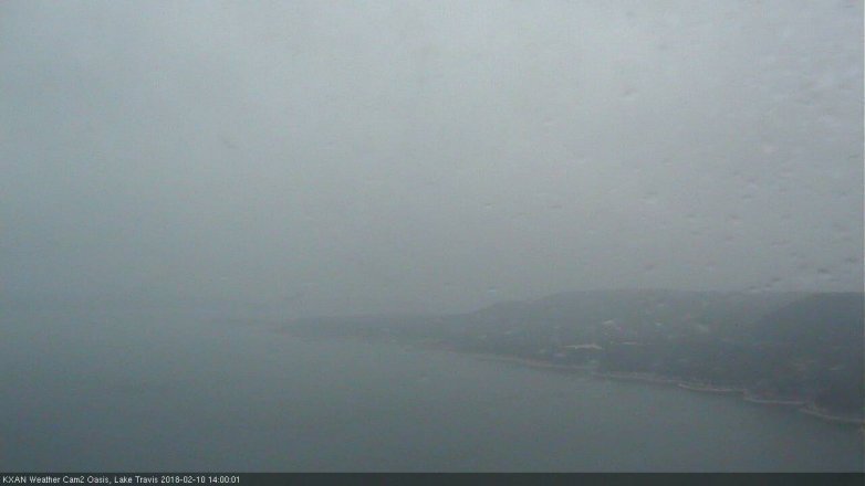 Lake Travis webcam, February 10, 2018 1:10 PM CT