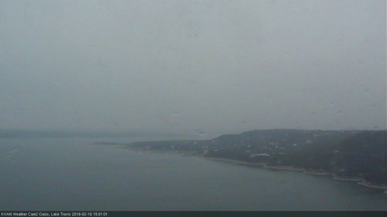 Lake Travis webcam, February 10, 2018 2:10 PM CT