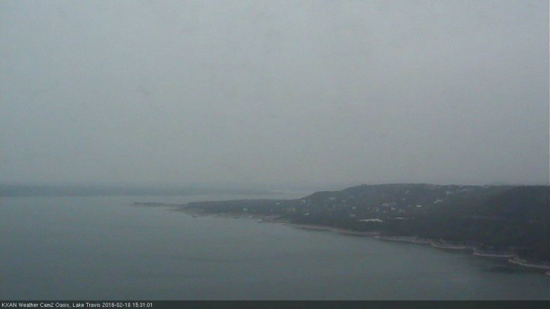 Lake Travis webcam, February 10, 2018 2:40 PM CT