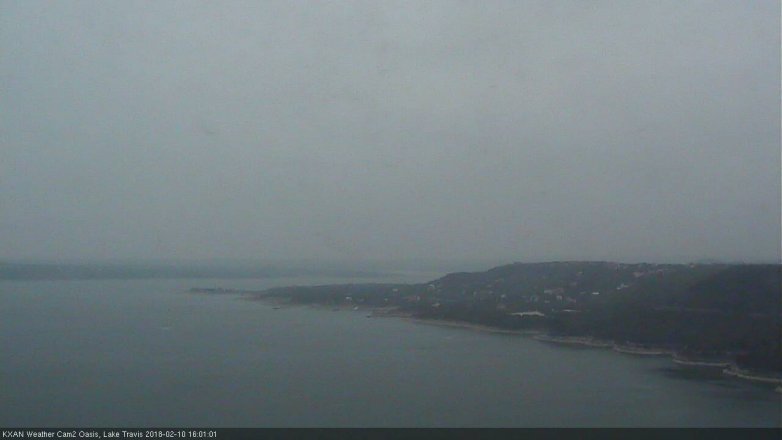 Lake Travis webcam, February 10, 2018 3:10 PM CT