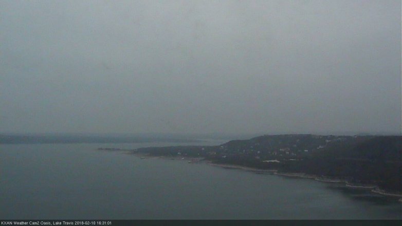 Lake Travis webcam, February 10, 2018 4:00 PM CT