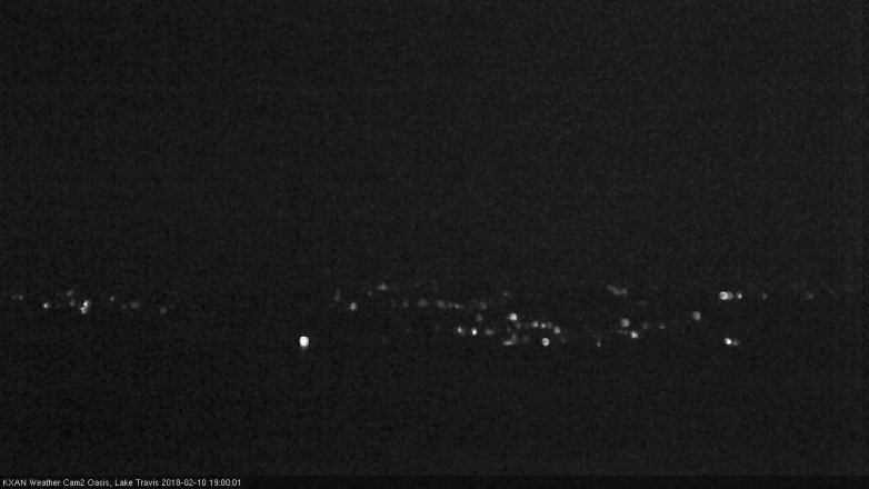 Lake Travis webcam, February 10, 2018 6:10 PM CT