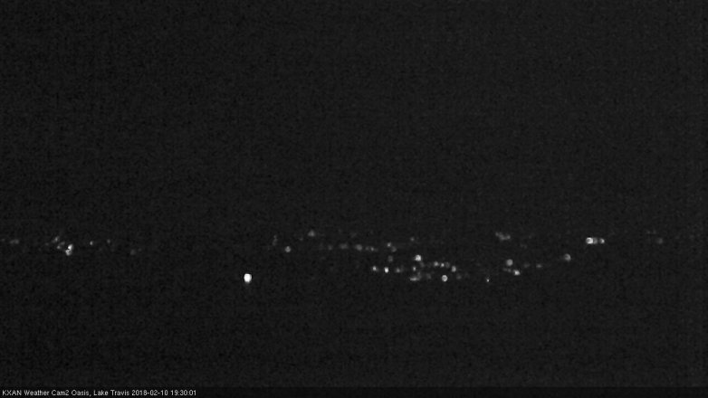 Lake Travis webcam, February 10, 2018 6:55 PM CT