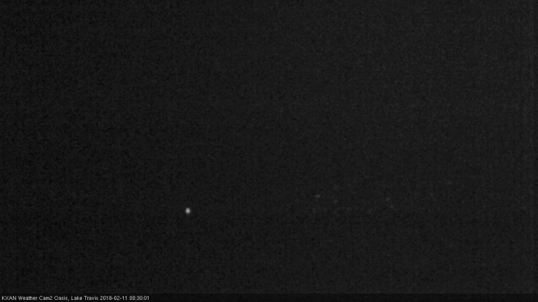 Lake Travis webcam, February 10, 2018 11:55 PM CT