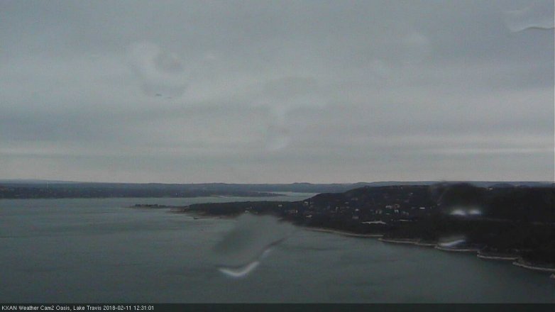 Lake Travis webcam, February 11, 2018 11:40 AM CT