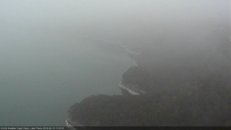 Lake Travis webcam, February 13, 2018 10:25 AM CT