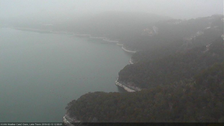 Lake Travis webcam, February 13, 2018 11:20 AM CT