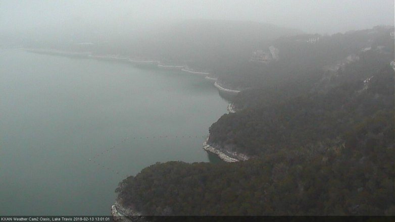Lake Travis webcam, February 13, 2018 12:20 PM CT