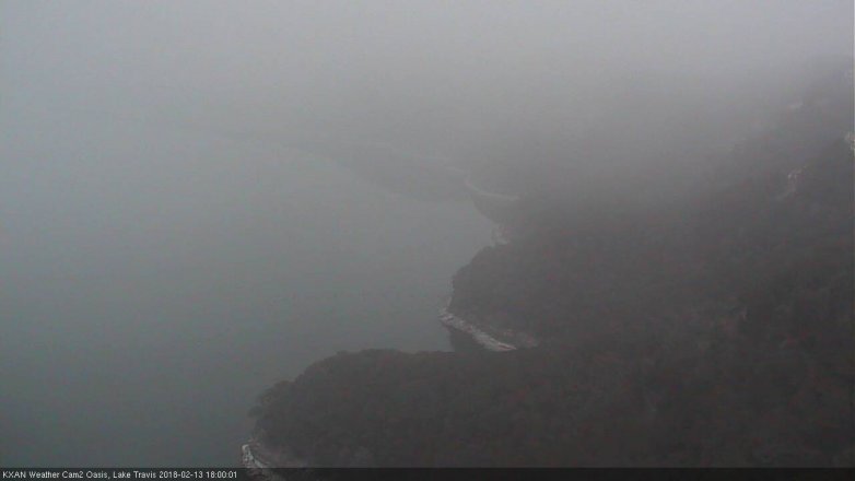 Lake Travis webcam, February 13, 2018 5:10 PM CT