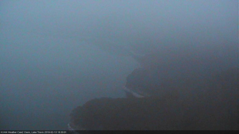 Lake Travis webcam, February 13, 2018 5:50 PM CT