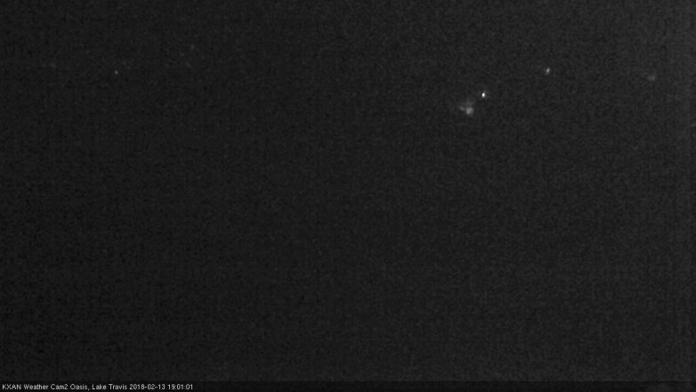Lake Travis webcam, February 13, 2018 6:10 PM CT
