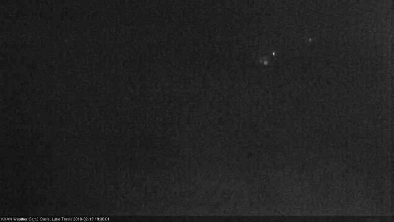 Lake Travis webcam, February 13, 2018 6:50 PM CT