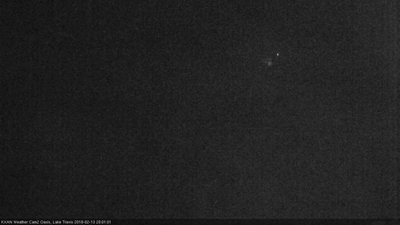 Lake Travis webcam, February 13, 2018 7:20 PM CT