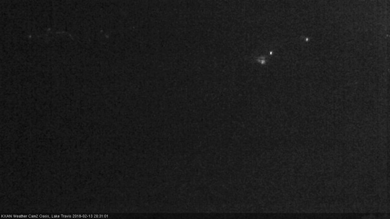 Lake Travis webcam, February 13, 2018 7:50 PM CT