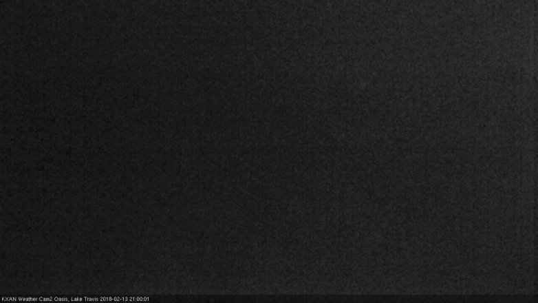 Lake Travis webcam, February 13, 2018 8:25 PM CT