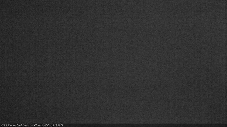 Lake Travis webcam, February 13, 2018 9:25 PM CT