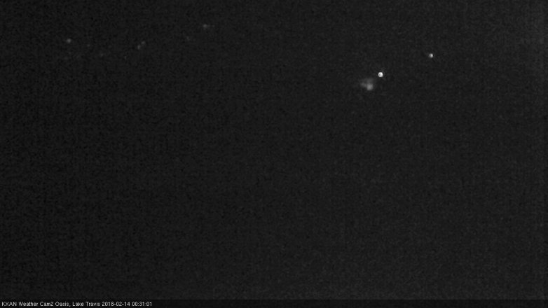 Lake Travis webcam, February 13, 2018 11:55 PM CT