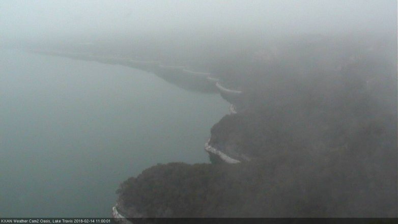 Lake Travis webcam, February 14, 2018 10:05 AM CT