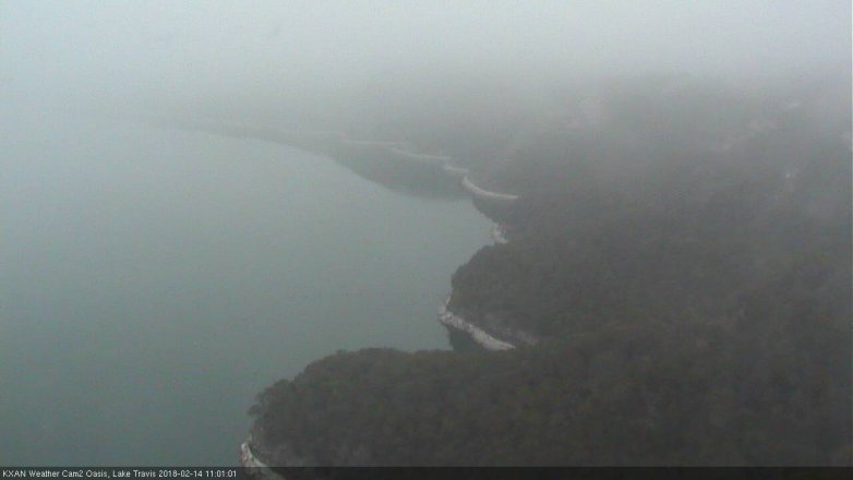 Lake Travis webcam, February 14, 2018 10:15 AM CT