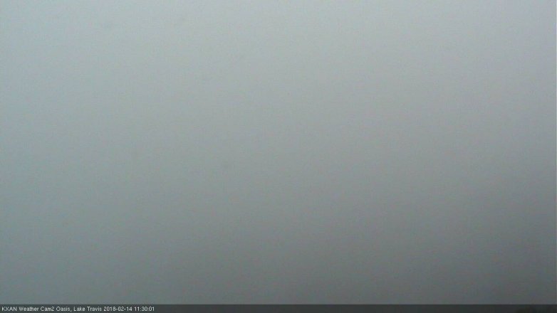 Lake Travis webcam, February 14, 2018 10:35 AM CT