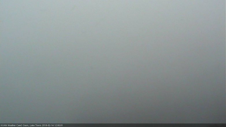 Lake Travis webcam, February 14, 2018 11:15 AM CT