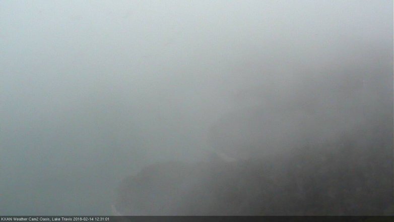 Lake Travis webcam, February 14, 2018 11:50 AM CT